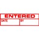 STAMP XSTAMPER 1534 ENTEREDDATEBY RED