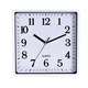 WALL CLOCK CARVEN CL250FSWH SQUARE WHITE 250MM