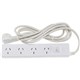 POWER BOARD JACKSON PT4113 4 POINT SURGE PROTECTION WITH MASTER SWITCH 3M CORD WHITE