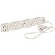 POWER BOARD JACKSON PT2929SUSB3C 4 POINT SURGE PROTECTION WITH 2 X USBA  2 X USBC 1M CORD WHITE