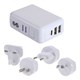 USB CHARGER JACKSON PTA7723 INTERNATIONAL ADAPTOR 2 X USBA  1 X USBC CHARGING PORTS 31A TOTAL WHITE