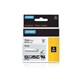 TAPE DYMO RHINO 18445 VINYL 19MMX55M BLACK ON WHITE