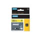 TAPE DYMO RHINO 18491 FLEXIBLE NYLON 19MMX35M BLACK ON YELLOW