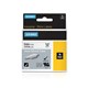 TAPE DYMO RHINO 18051 HEAT SHRINK TUBE 6MMX15M BLACK ON WHITE