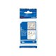 TAPE BROTHER TZER254 24MMX4M GOLD ON WHITE RIBBON