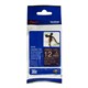 RIBBON TAPE BROTHER TZERN34 GOLD ON NAVY BLUE 4M NON ADHESIVE