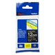 TAPE BROTHER TZE335 12MMX8M WHITE ON BLACK
