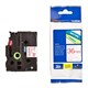 TAPE BROTHER TZE262 36MMX8M RED ON WHITE