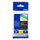 TAPE BROTHER TZE354 24MMX8M GOLD ON BLACK