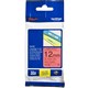 TAPE BROTHER TZE431 12MMX8M BLACKRED