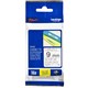 TAPE BROTHER TZE121 9MMX8M BLACK ON CLEAR