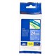 TAPE BROTHER TZE555 24MMX8M WHITE ON BLUE