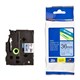 TAPE BROTHER TZE561 36MMX8M BLACK ON BLUE