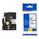 TAPE BROTHER TZEFX241 18MMX8M BLACK ON WHITE FLEXIBLE