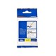 TAPE BROTHER TZEFX251 24MMX8M BLACK ON WHITE FLEXIBLE