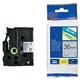 TAPE BROTHER TZEM961 36MMX8M BLACK ON SILVER MATTE