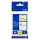 TAPE BROTHER TZES211 6MMX8M BLACK ON WHITE STRONG ADHESIVE