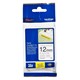 TAPE BROTHER TZES231 12MMX8M BLACK ON WHITE STRONG ADHESIVE