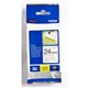 TAPE BROTHER TZES251 24MMX8M BLACK ON WHITE STRONG ADHESIVE