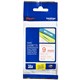 TAPE BROTHER TZE222 9MMX8M RED ON WHITE