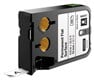 TAPE DYMO XTL 1868737 12MM PERMANENT FLAT SURFACE BLACK ON WHITE POLYESTER
