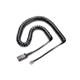 HEADSET CABLE PLANTRONICS COIL QD TO MALE MOD M22 VISTA U10