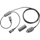 HEADSET CABLE PLANTRONICS Y ADAPTOR TRAINER