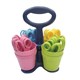SCISSORS WESTCOTT 14756 KIDS 127MM 24 PAIRS WITH CADDY