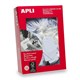 TAGS MERCHANDISING APLI 900390 22X35MM WHITE BX500