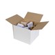 SHIPPING CARTONS CUMBERLAND 7106A 310X225X110MM WHITE PK25