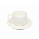 CROCKERY COMPASS CUP  SAUCER 52002 220ML145MM WHITE