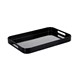 TRAY MELAMINE COMPASS 65075401 LARGE WITH HANDLES BLACK
