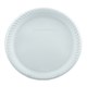 PLASTIC PLATE WRITER NP9226 DINNER 230MM PK50