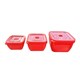 CONTAINER CONNOISSEUR 4200033 MICROWAVE SAFE PK3