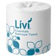 TOILET PAPER ROLL LIVI 1001 ESSENTIALS EMBOSSED 2PLY 400 SHEETSROLL CTN48