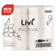TOILET ROLL LIVI 7005 BASICS JUMBO 1PLY 500M PK8