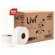 TOILET ROLL LIVI 1100E ESSENTIALS JUMBO EMBOSSED 2PLY 300M PK8