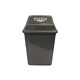 BIN CLEANLINK PLASTIC 12055 40L SWING LID GREY