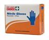 FIRST AIDERS CHOICE GLOVES 871922 NITRILE BLUE PK5