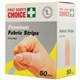 FIRST AIDERS CHOICE FABRIC STRIPS 69035 PREMIUM EXTRA WIDE PK50