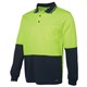 SAFETY POLO SHIRT 3813YLWL LONG SLEEVE LARGE YELLOW