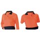 SAFETY POLO SHIRT 3897ORG16 SHORT SLEEVE LADIES ORANGE SIZE 16