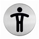 SIGN DURABLE PICTOGRAM 83MM MENS WC