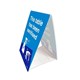 SIGN DURUS HYGIENE TENT STAND THIS TABLE HAS BEEN SANITISED 100X150MM BLUEGREEN EACH