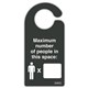 SIGN DURUS GENERAL DOOR HANGER MAXIMUM CAPACITY 100X210MM CHARCOAL EACH