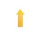 FLOOR MARKING SHAPE DURABLE ARROW YELLOW PK10 170504