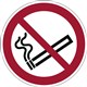 FLOOR SAFETY SIGN MARKING SELF ADHESIVE DURABLE SMOKING PROHIBITED RED 172803