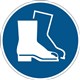 FLOOR SAFETY SIGN MARKING SELF ADHESIVE DURABLE USE FOOT PROTECTION BLUE 173306