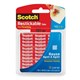 ADHESIVE SCOTCH RESTICKABLE MOUNTING TABS R100 254X254MM CLEAR