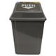 BIN CLEANLINK PLASTIC 12056 60L SWING LID GREY